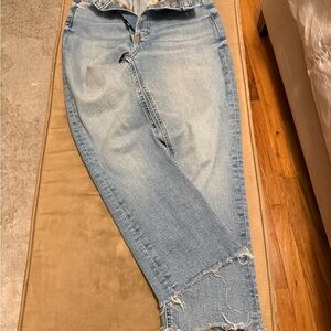 Zara Light Blue Boyfriend Jeans
